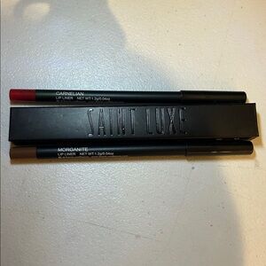 5 for $35 ☆ SAINT LUXE Lip Liner Duo Carnelian + Morganite (Red & Mauve)